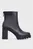 Жіночі чорні ботильйони HEEL PLATFORM ZIP BOOT MG NAPPA