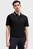 Чоловіче чорне поло CONTRAST TIPPING SS PIQUE POLO