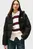 Жіноча чорна куртка HOODED PUFFER