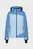 Жіноча блакитна лижна куртка ZIP HOOD TWILL