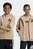 Детское бежевое худи adidas Z.N.E. Full-Zip Kids