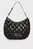Женская черная сумка SIGNATURE KUILT HOBO
