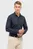 Чоловіча темно-синя сорочка з візерунком SLIM FIT