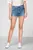Женские синие джинсовые шорты 501® High Rise Taille Haute
