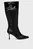Жіночі чорні шкіряні чоботи SIENNA Signia Kollar High Boot