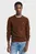 Мужской коричневый шерстяной джемпер SUPERFINE LAMBSWOOL C-NECK