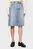 Жіноча блакитна джинсова спідниця DNM RW RELAXED SKIRT MIO WRN