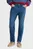 Мужские синие джинсы slim fit mid-wash
