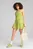 Жіночий салатовий сарафан WARDROBE ESS Ribbed Flared Short Dress Women