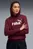Женское бордовое худи ESS No. 1 Logo Hoodie Women