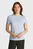 Женская голубая футболка CK EMB GRAPHIC SLIM T-SHIRT