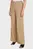 Женские бежевые брюки TEXTURED WIDE LEG PANTS