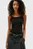 Женский черный топ ESSENTIAL STRAP TOP EXT