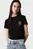 Жіноча чорна футболка SCRIPT INSTITUTIONAL BABY TEE