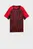 Дитяча червона футболка у смужку individualLIGA Graphic Football Jersey Youth