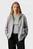 Жіноче сіре худі VISCOSE BONDED CK EMB ZIP HOODIE