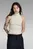 Женский белый топ NY RAW slim top s/l