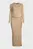 Жіноча бежева вовняна сукня MERINO BELT SLIT LS DRS