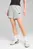 Женские серые шорты Essentials Small No. 1 Logo 5'' High-Waist Shorts Women