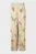 Женские бежевые брюки с узором FLUID
