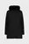 Женская черная парка FIX HOOD TWILL