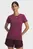 Женская бордовая футболка Vanish Seamless Loose SS