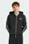 Чоловіче чорне худі Holiday 3-Stripes Full-Zip
