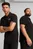 Чоловіче чорне поло Essentials No. 1 Logo Pique Polo Men