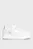 Жіночі білі шкіряні кросівки TJW FLATFORM VELCRO