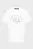 Женская белая футболка FAN RHINESTONE T-SHIRT