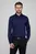 Чоловіча темно-синя сорочка SLIM FIT