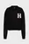 Жіноча чорна спортивна кофта TJW H GRAPHIC HWK POLO
