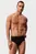Чоловічі чорні плавки BRIEF DOUBLE WAISTBAND