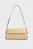 Жіноча бежева сумка BELTED SMALL SHOULDER BAG