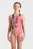 Дитячий кораловий купальник PALETTE SWIMSUIT SWIM PRO BACK