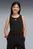Дитяча чорна майка Essentials Slim Knotted Tank Youth