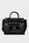 Женская черная кожаная сумка IKON/K MD TOTE