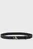Женский черный кожаный ремень FACET CK BUCKLE PEBBLE 25MM
