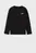 Дитячий чорний лонгслів Essentials No. 1 Logo Long Sleeve Tee Youth