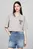 Жіноча сіра футболка TJW LETTERMAN TEE