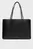 Женская черная сумка FOIL LOGO TOTE
