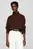 Женский коричневый свитер WOOL BLEND MOCK-NK