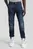 Чоловічі темно-сині джинси 5620 3D Zip Knee Skinny