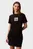 Женская черная футболка CLASSIC FIT MONOGRAM