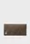 Чоловічий темно-коричневий шкіряний гаманець з візерунком