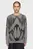 Сірий лонгслів з візерунком Y-3 MERCEDES WOLF GRAPHIC (унісекс)