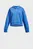 Дитяче синє худі UA Rival Fleece Crop Hoodie