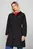 Женский черный плащ TJW CHICAGO WAISTED COAT EXT