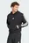 Чоловіче чорне худі Essentials 3-Stripes French Terry