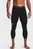 Чоловічі чорні тайтси UA HG Armour 3/4 Legging